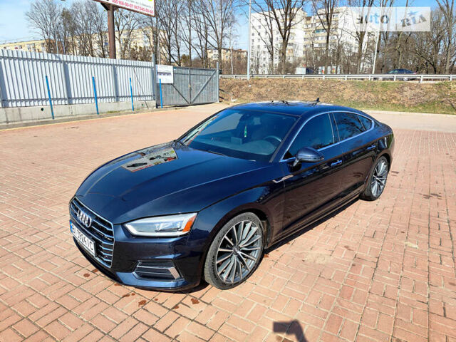 Синий Ауди A5 Sportback, объемом двигателя 1.98 л и пробегом 81 тыс. км за 24800 $, фото 1 на Automoto.ua