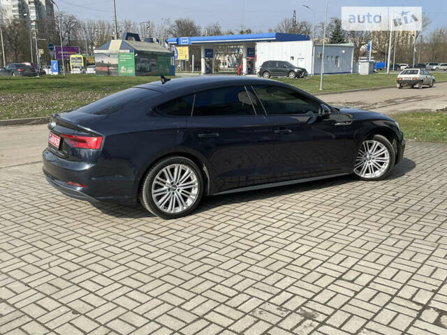 Синий Ауди A5 Sportback, объемом двигателя 2 л и пробегом 212 тыс. км за 27300 $, фото 9 на Automoto.ua