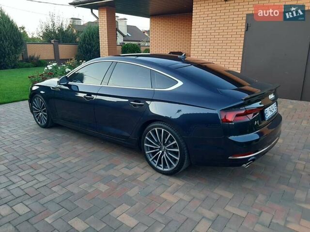 Синий Ауди A5 Sportback, объемом двигателя 2 л и пробегом 89 тыс. км за 21500 $, фото 4 на Automoto.ua
