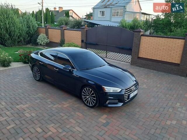 Синий Ауди A5 Sportback, объемом двигателя 2 л и пробегом 89 тыс. км за 21500 $, фото 1 на Automoto.ua