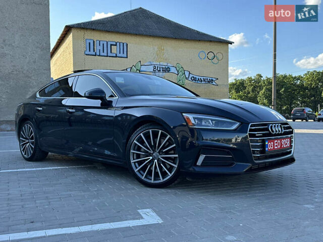 Синій Ауді A5 Sportback, об'ємом двигуна 2 л та пробігом 153 тис. км за 24500 $, фото 1 на Automoto.ua