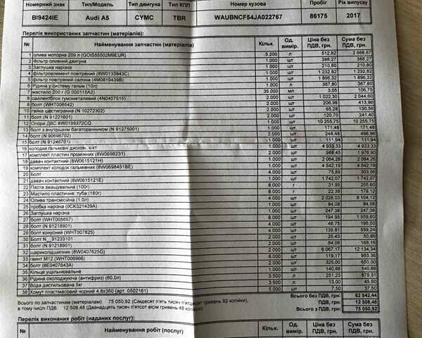 Синий Ауди A5 Sportback, объемом двигателя 2 л и пробегом 89 тыс. км за 19900 $, фото 25 на Automoto.ua