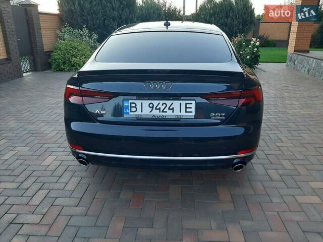 Синий Ауди A5 Sportback, объемом двигателя 2 л и пробегом 89 тыс. км за 21500 $, фото 6 на Automoto.ua