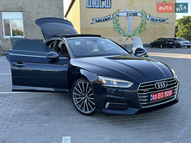 Синій Ауді A5 Sportback, об'ємом двигуна 2 л та пробігом 153 тис. км за 24500 $, фото 74 на Automoto.ua