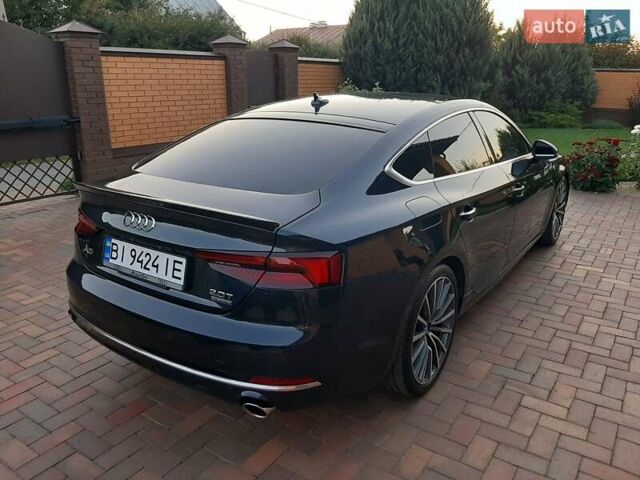 Синий Ауди A5 Sportback, объемом двигателя 2 л и пробегом 89 тыс. км за 19900 $, фото 2 на Automoto.ua