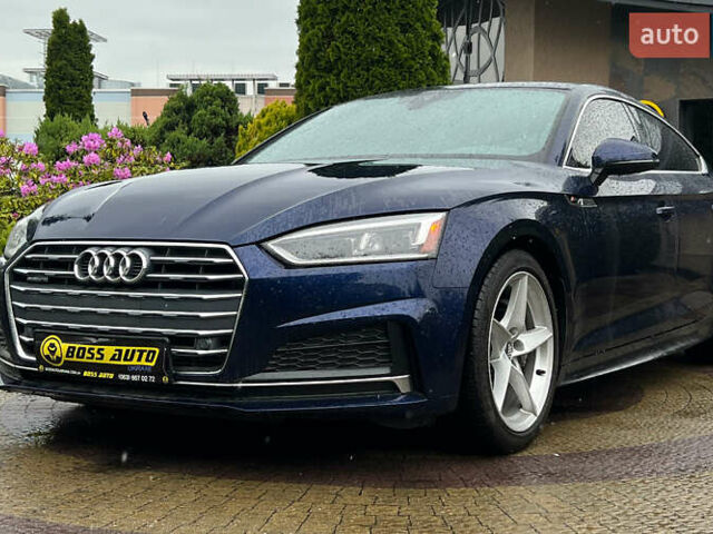 Синий Ауди A5 Sportback, объемом двигателя 2 л и пробегом 84 тыс. км за 31999 $, фото 2 на Automoto.ua
