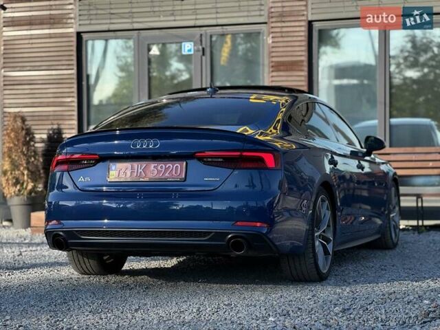Синий Ауди A5 Sportback, объемом двигателя 1.98 л и пробегом 98 тыс. км за 29800 $, фото 6 на Automoto.ua