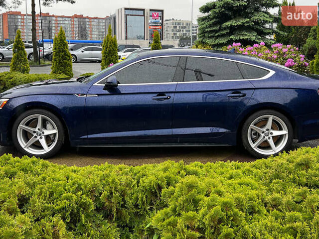 Синий Ауди A5 Sportback, объемом двигателя 2 л и пробегом 84 тыс. км за 31999 $, фото 3 на Automoto.ua