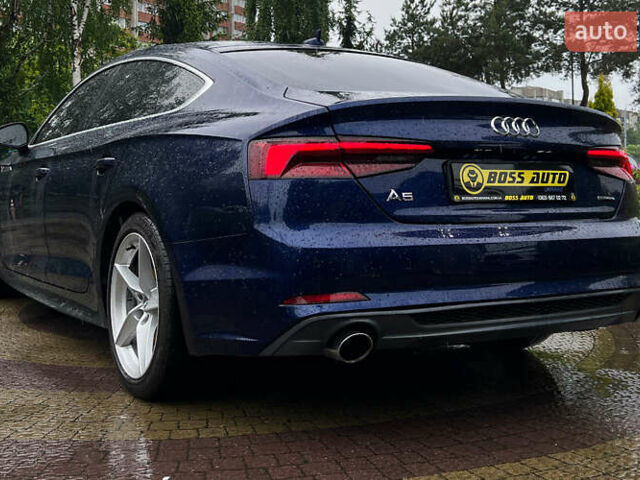 Синий Ауди A5 Sportback, объемом двигателя 2 л и пробегом 84 тыс. км за 31999 $, фото 4 на Automoto.ua