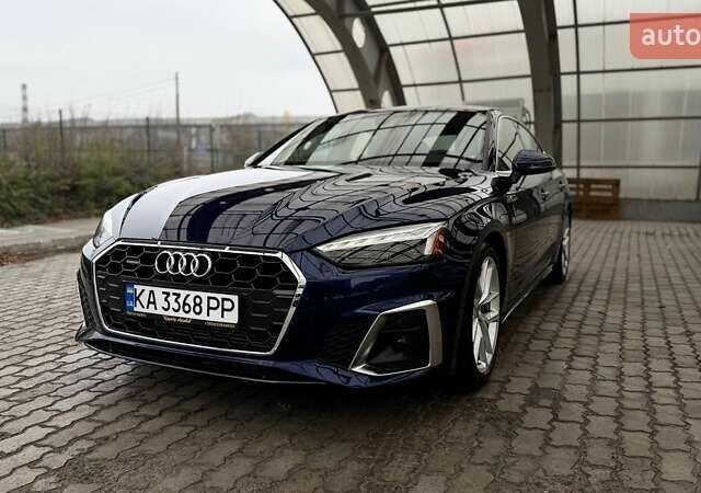 Синий Ауди A5 Sportback, объемом двигателя 1.98 л и пробегом 48 тыс. км за 36700 $, фото 2 на Automoto.ua