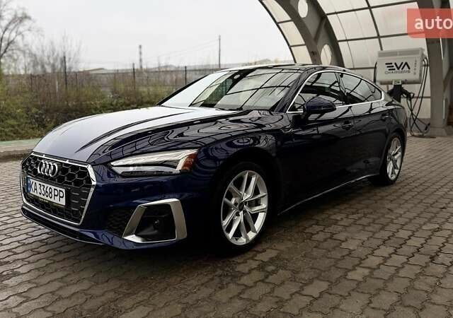 Синий Ауди A5 Sportback, объемом двигателя 1.98 л и пробегом 48 тыс. км за 36700 $, фото 1 на Automoto.ua