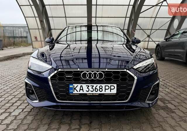 Синий Ауди A5 Sportback, объемом двигателя 1.98 л и пробегом 48 тыс. км за 36700 $, фото 3 на Automoto.ua