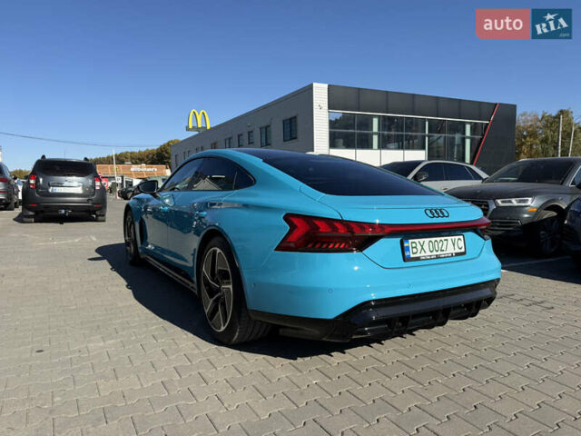 Ауди e-tron GT 2021 в Хмельницком на Automoto.ua Синий Ауди e-tron GT, объемом двигателя 0 л и пробегом 27 тыс. км за 65000 $, фото 5 на Automoto.ua