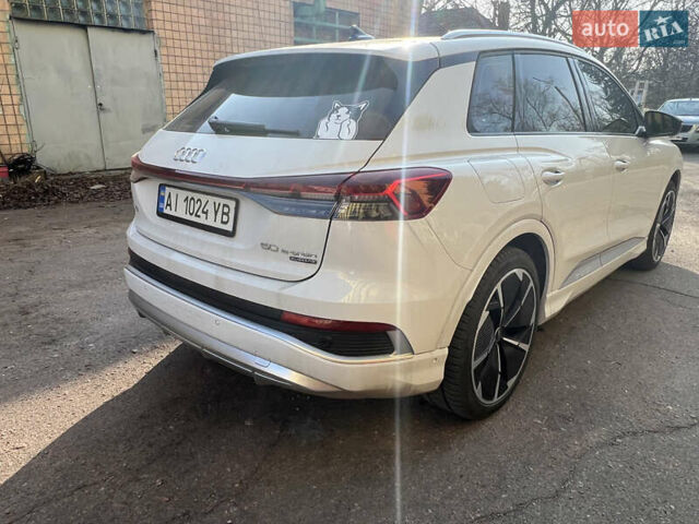 Білий Ауді Q4 e-tron, об'ємом двигуна 0 л та пробігом 9 тис. км за 36000 $, фото 6 на Automoto.ua