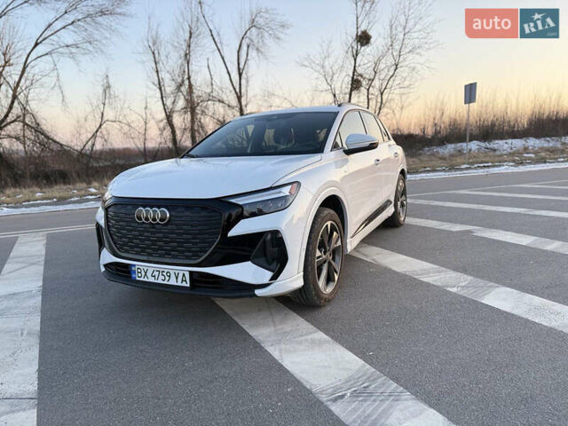Белый Ауди Q4 e-tron, объемом двигателя 0 л и пробегом 23 тыс. км за 35400 $, фото 9 на Automoto.ua