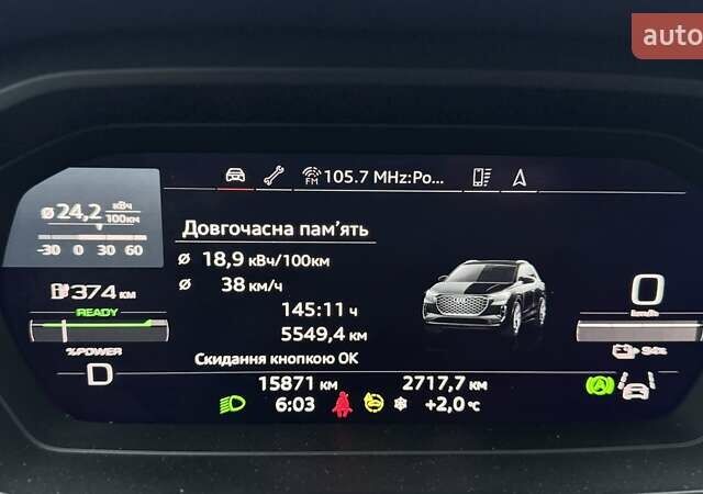 Білий Ауді Q4 e-tron, об'ємом двигуна 0 л та пробігом 16 тис. км за 31950 $, фото 45 на Automoto.ua