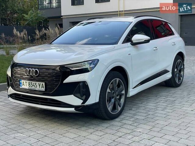 Белый Ауди Q4 e-tron, объемом двигателя 0 л и пробегом 10 тыс. км за 32000 $, фото 1 на Automoto.ua