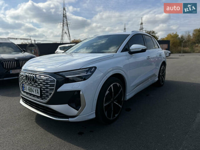 Білий Ауді Q4 e-tron, об'ємом двигуна 0 л та пробігом 13 тис. км за 38500 $, фото 1 на Automoto.ua