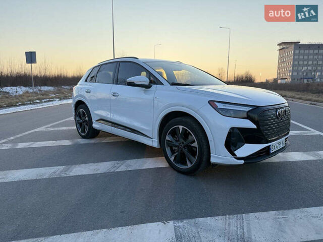 Белый Ауди Q4 e-tron, объемом двигателя 0 л и пробегом 23 тыс. км за 35400 $, фото 5 на Automoto.ua