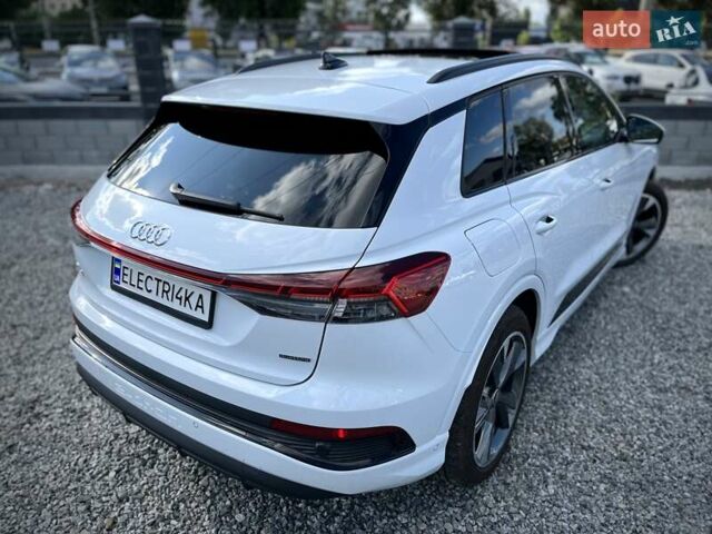 Белый Ауди Q4 e-tron, объемом двигателя 0 л и пробегом 2 тыс. км за 36799 $, фото 5 на Automoto.ua