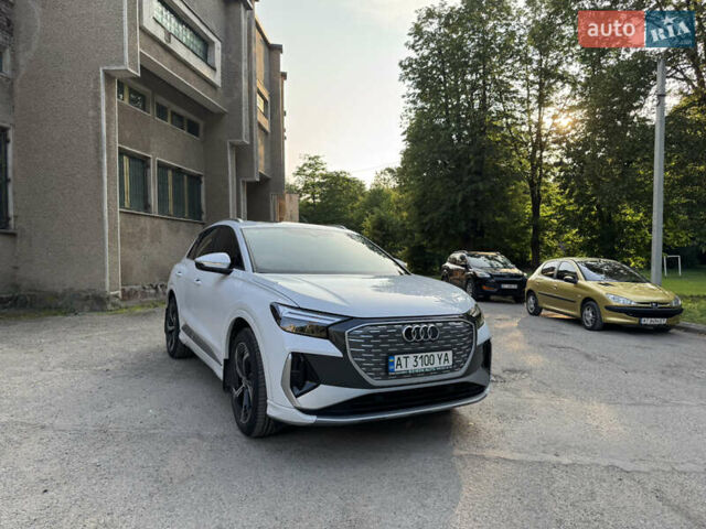 Белый Ауди Q4 e-tron, объемом двигателя 0 л и пробегом 22 тыс. км за 29500 $, фото 11 на Automoto.ua
