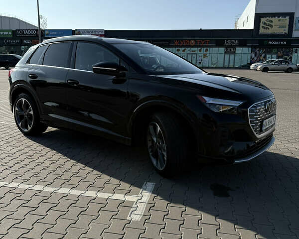 Черный Ауди Q4 e-tron, объемом двигателя 0 л и пробегом 41 тыс. км за 34500 $, фото 6 на Automoto.ua