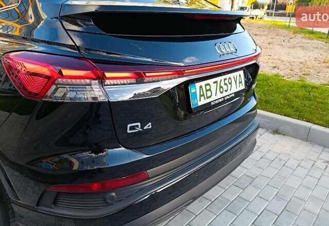 Ауді Q4 e-tron 2022 у Вінниці на Automoto.ua Чорний Ауді Q4 e-tron, об'ємом двигуна 0 л та пробігом 20 тис. км за 27500 $, фото 27 на Automoto.ua