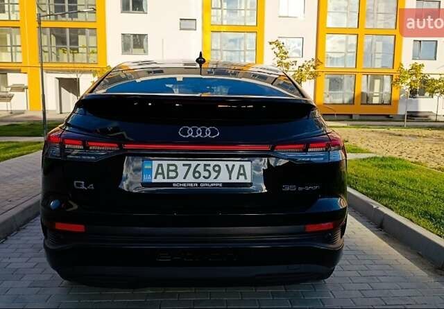 Ауді Q4 e-tron 2022 у Вінниці на Automoto.ua Чорний Ауді Q4 e-tron, об'ємом двигуна 0 л та пробігом 20 тис. км за 27500 $, фото 1 на Automoto.ua