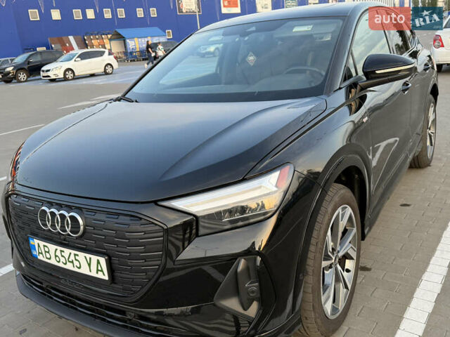 Чорний Ауді Q4 e-tron, об'ємом двигуна 0 л та пробігом 24 тис. км за 28700 $, фото 3 на Automoto.ua