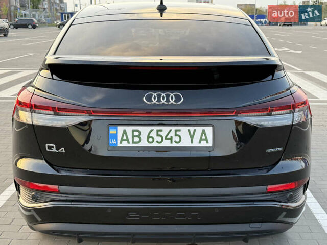 Чорний Ауді Q4 e-tron, об'ємом двигуна 0 л та пробігом 24 тис. км за 28700 $, фото 6 на Automoto.ua
