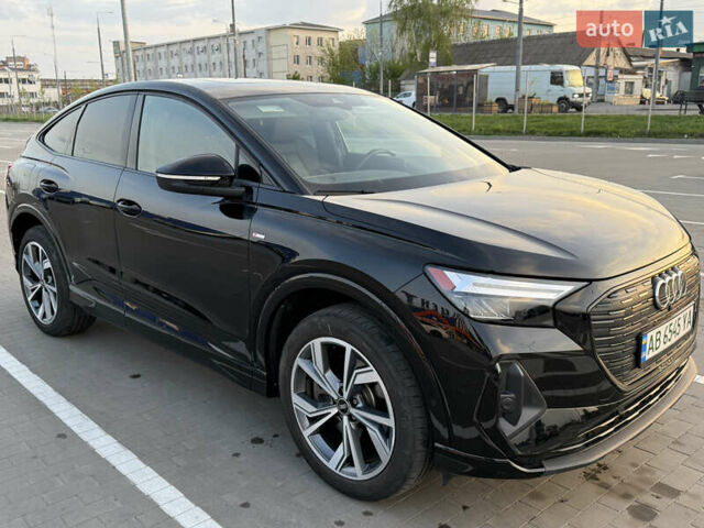 Чорний Ауді Q4 e-tron, об'ємом двигуна 0 л та пробігом 24 тис. км за 28700 $, фото 4 на Automoto.ua