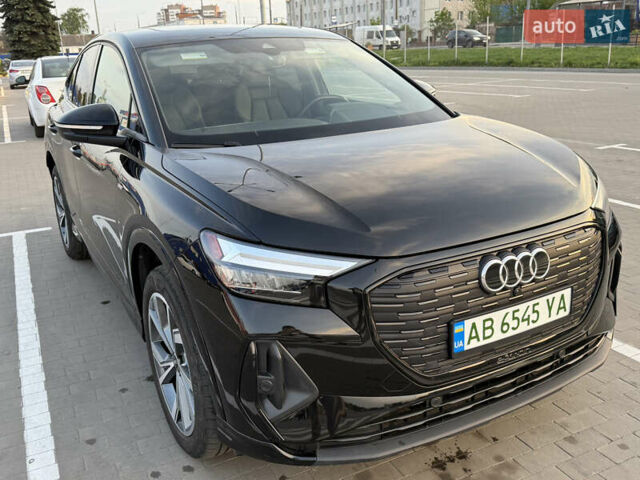 Чорний Ауді Q4 e-tron, об'ємом двигуна 0 л та пробігом 24 тис. км за 28700 $, фото 2 на Automoto.ua