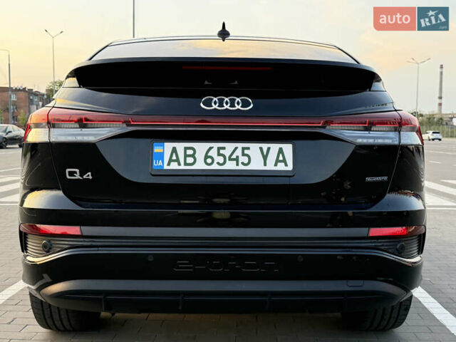 Чорний Ауді Q4 e-tron, об'ємом двигуна 0 л та пробігом 24 тис. км за 28700 $, фото 7 на Automoto.ua