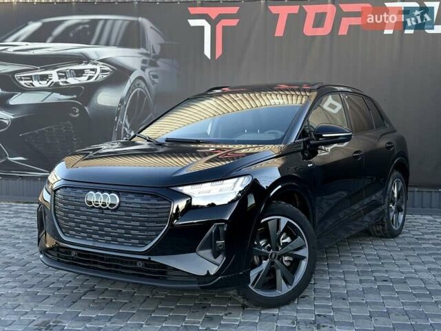 Чорний Ауді Q4 e-tron, об'ємом двигуна 0 л та пробігом 1 тис. км за 30999 $, фото 4 на Automoto.ua