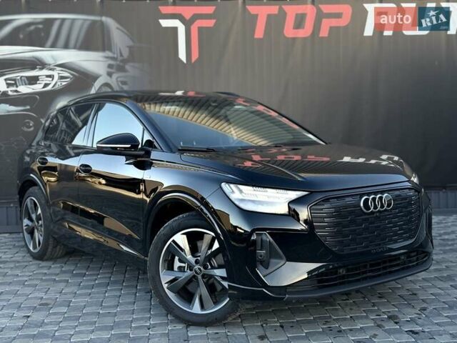 Чорний Ауді Q4 e-tron, об'ємом двигуна 0 л та пробігом 1 тис. км за 30999 $, фото 7 на Automoto.ua