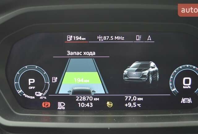 Серый Ауди Q4 e-tron, объемом двигателя 0 л и пробегом 22 тыс. км за 29999 $, фото 31 на Automoto.ua