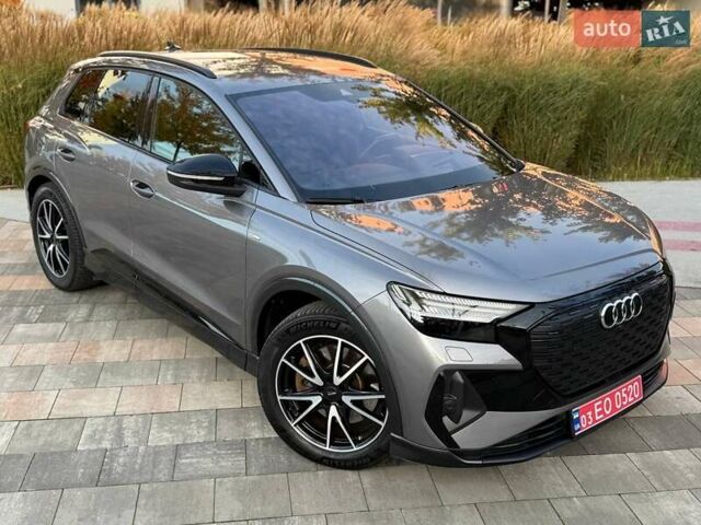 Сірий Ауді Q4 e-tron, об'ємом двигуна 0 л та пробігом 45 тис. км за 36200 $, фото 1 на Automoto.ua