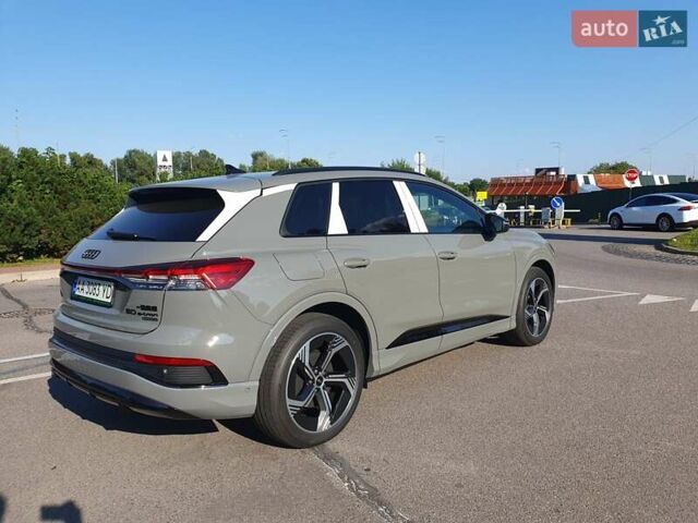 Сірий Ауді Q4 e-tron, об'ємом двигуна 0 л та пробігом 5 тис. км за 45500 $, фото 5 на Automoto.ua