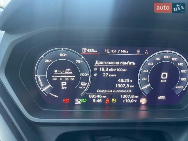 Синий Ауди Q4 e-tron, объемом двигателя 0 л и пробегом 90 тыс. км за 27000 $, фото 4 на Automoto.ua