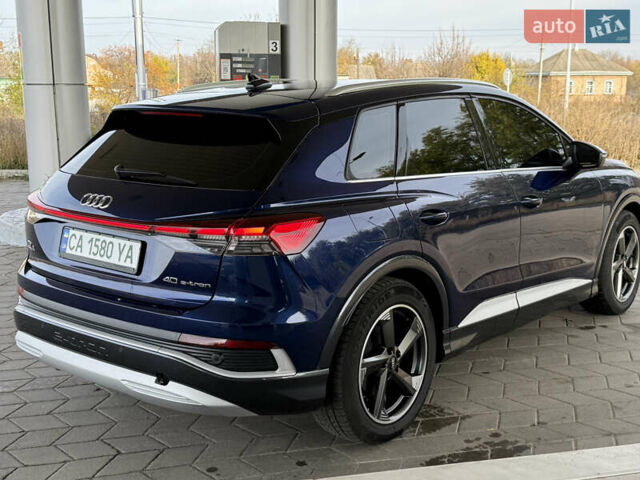 Синий Ауди Q4 e-tron, объемом двигателя 0 л и пробегом 86 тыс. км за 26500 $, фото 4 на Automoto.ua