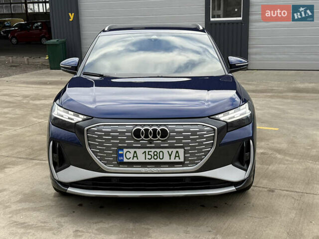 Синій Ауді Q4 e-tron, об'ємом двигуна 0 л та пробігом 89 тис. км за 26500 $, фото 1 на Automoto.ua