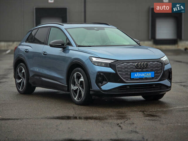 Синій Ауді Q4 e-tron, об'ємом двигуна 0 л та пробігом 59 тис. км за 26590 $, фото 2 на Automoto.ua