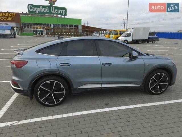 Синий Ауди Q4 e-tron, объемом двигателя 0 л и пробегом 27 тыс. км за 49000 $, фото 7 на Automoto.ua
