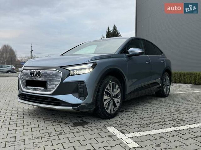Синій Ауді Q4 e-tron, об'ємом двигуна 0 л та пробігом 38 тис. км за 33900 $, фото 1 на Automoto.ua