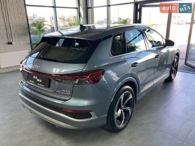 Ауди Q4 e-tron 2023 в Львове на Automoto.ua Синий Ауди Q4 e-tron, объемом двигателя 0 л и пробегом 9 тыс. км за 29999 $, фото 8 на Automoto.ua