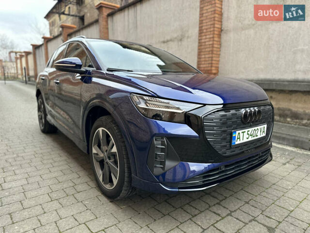 Синий Ауди Q4 e-tron, объемом двигателя 0 л и пробегом 12 тыс. км за 32000 $, фото 3 на Automoto.ua