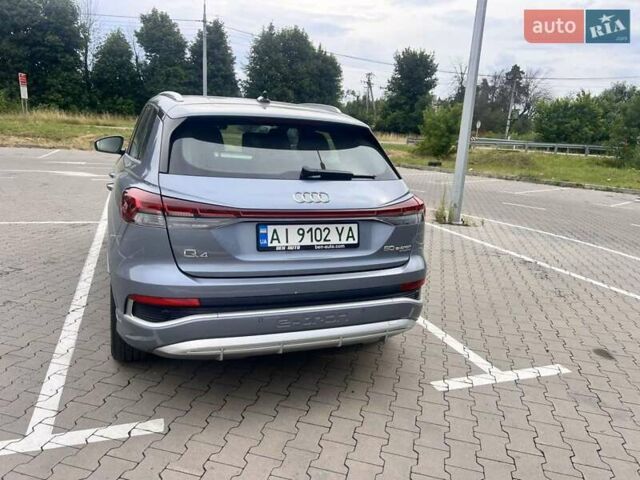 Синій Ауді Q4 e-tron, об'ємом двигуна 0 л та пробігом 11 тис. км за 36300 $, фото 6 на Automoto.ua