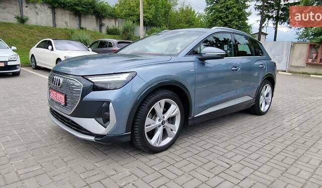 Синий Ауди Q4 e-tron, объемом двигателя 0 л и пробегом 77 тыс. км за 27999 $, фото 43 на Automoto.ua