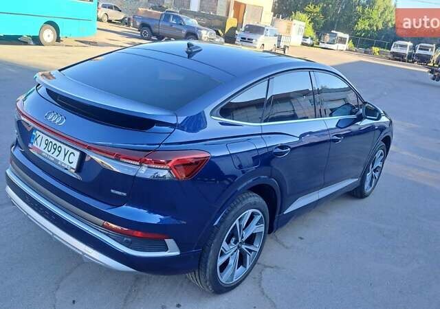 Синий Ауди Q4 e-tron, объемом двигателя 0 л и пробегом 10 тыс. км за 36000 $, фото 9 на Automoto.ua