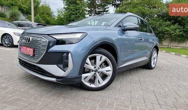 Синий Ауди Q4 e-tron, объемом двигателя 0 л и пробегом 77 тыс. км за 27999 $, фото 58 на Automoto.ua